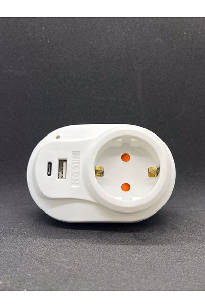 Nilson U+c-type Single Current Protected Plug Socket