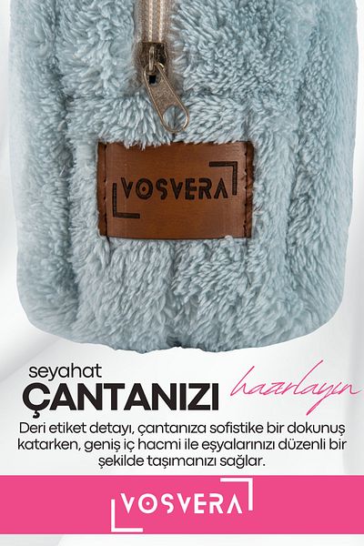 vosvera Mega Soft XL пътна чанта, съвместима с Dyson Airwrap и всички уреди за коса