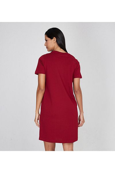 Aila Women's Sleepwear Red Dress