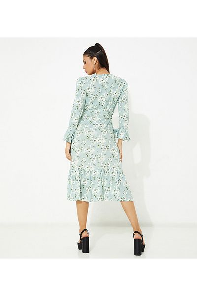Aila Green Women's Midi dress