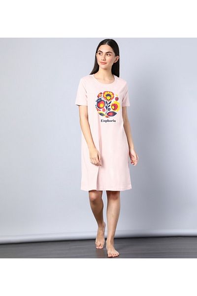 Aila Women's Sleepwear Light pink Dress