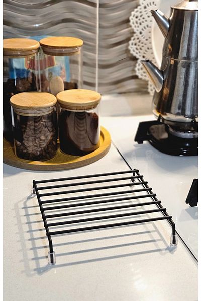 BRE HOME Non-Stainless Metal Standing Substitute/Teapot Pot Mat