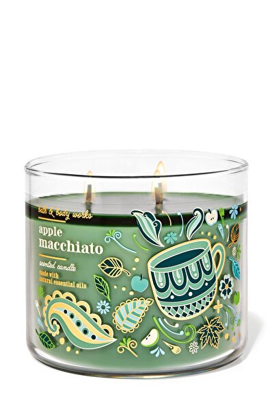 Bath & Body Works Apple Macchiato Büyük Mum 411 G