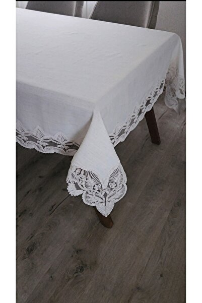 ZESA HOME Față de masă Gardenya Linen Carefree Heavy Guipure Cremă-160x160......