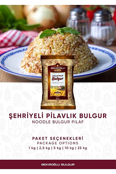 Şehriyeli Orta Pilavlık Bulgur 5 Kg