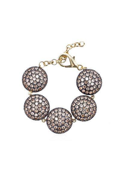 Bayemeyc FAVO CRYSTAL CHARM BRACELET
