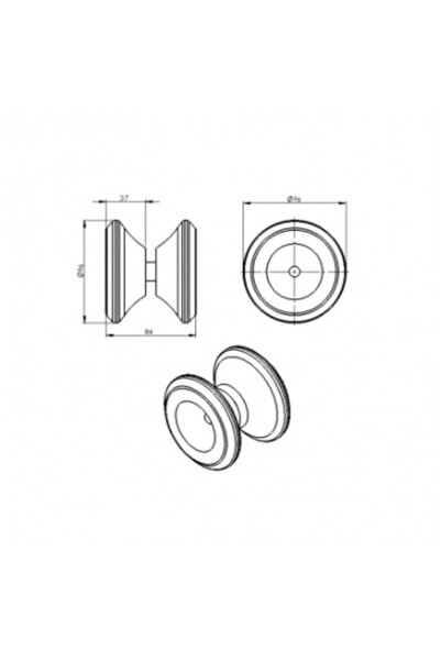 AYRINTISHOP Cam Kapı Tokmağı Kolu - Cam Kulpları Brs-114