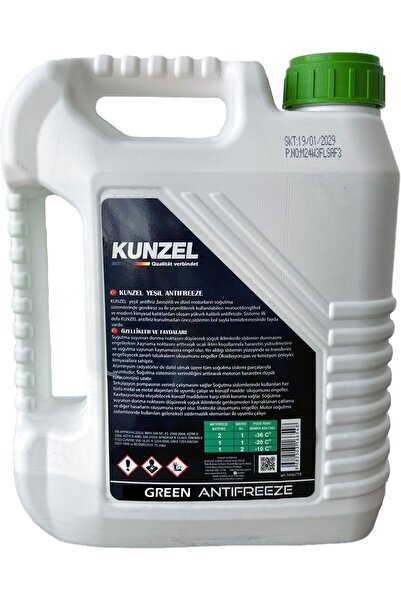 KUNZEL Antifriz Organik Konsantre - 56° Yeşil /green 3 Lt