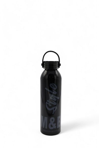 M&B WATER BOTTLE Style Carry Aluminum Flask with Handle - Water Bottle Daily Sports Outdoor Camping Water Bottle
