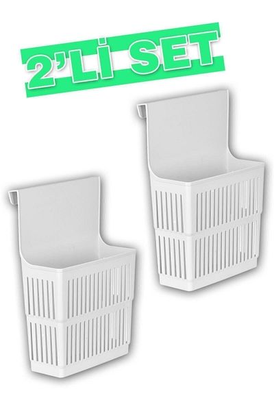 Beyda Home Organizer Attached to the Cabinet Door Detergent Holder 2 Pieces Closet Organizer