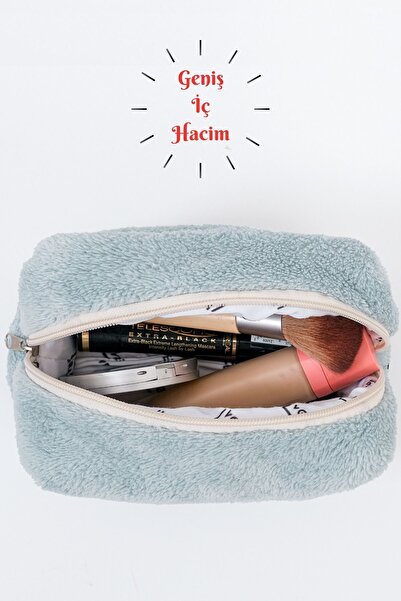 vosvera Luxury Soft Medium Size Makeup Bag Medium Size Makeup Organizer Bag Easy Clean Inner Fabric