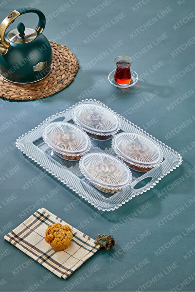 B.A.Y.NUVOLA 4-PIECE STORAGE BOWL WITH LID COFFEE POT STORAGE NUT STORAGE MULTI-PURPOSE STORAGE