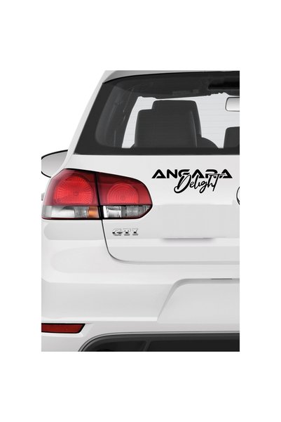 Şimdi Trend Ankara Delight Car Windshield Lettering 21X6 cm Car Rear Window Sticker Auto Windshield Sticker Lettering Model Special Design