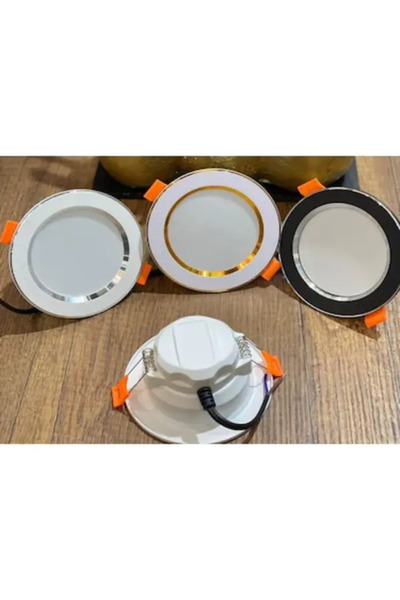 Mioled 7 Watt 3 Renk Led Spot Beyaz Krom Kasa Beyaz+Günışığı+4000K 3 ü 1 Arada