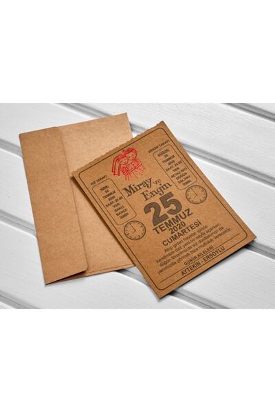 binbiravm Nişan Düğün Davetiyeleri 1001-10503 (50 ADET)