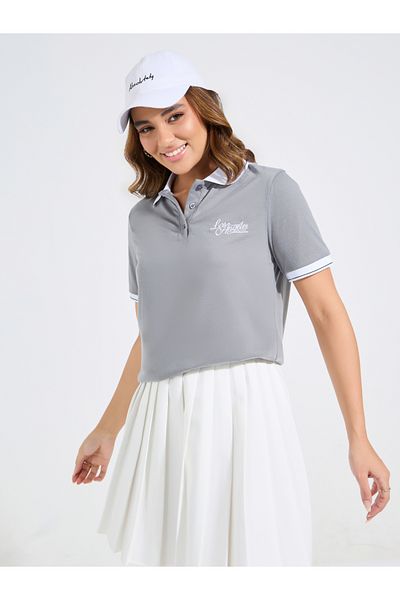 Styli Regular Fit Embroidery Detail Polo T-Shirt