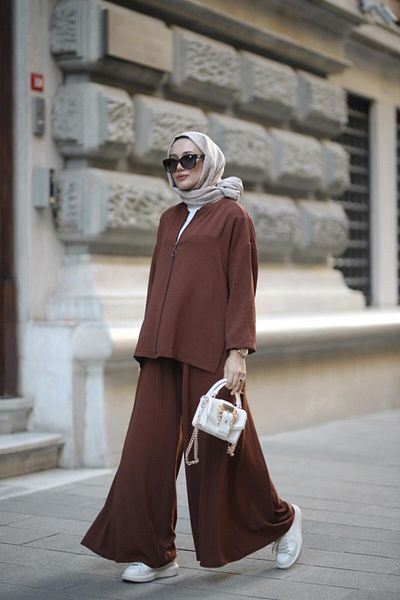 NS Moda Eflin Brown Suit - Model 518
