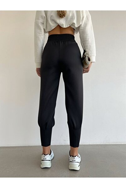 LoremLavida Γυναικεία αθλητική φόρμα με πλισέ βαμβακερό ύφασμα κατάδυσης