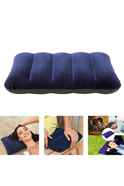 Microcase Kompakt ve Rahat Floklu Kumaş Şişme Kamp Çadır Seyahat Outdoor Yast...