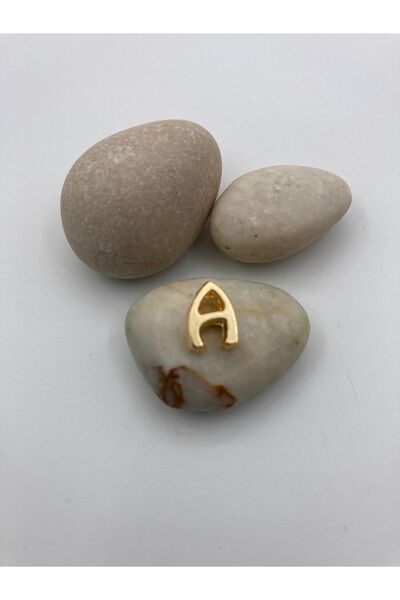 takitokaciniz Altın Kaplama A Harfi Kolye Bileklik Aparatı