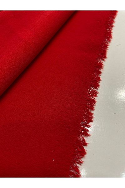 Kumaş sever Red Sandy Crepe Double Breast