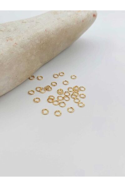 takitokaciniz Altın Kaplama Halka Kapama 20 Adet