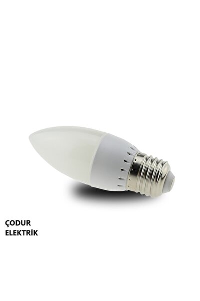Osaka Light 6watt E27 Duylu 3000kelvin Gün Işığı (SARI IŞIK) Led Buji Mum Ampul 540lümen A Enerji