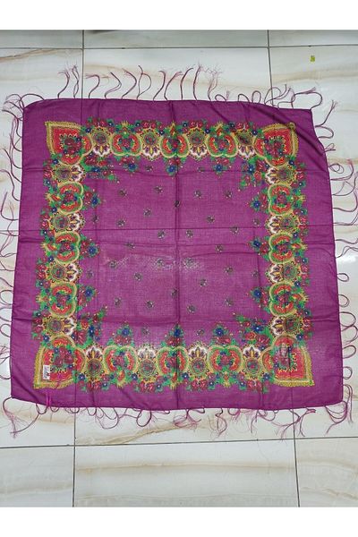 BERÇİN TAKI Tasseled Local Shawl Hamavi Shawl Authentic Writing