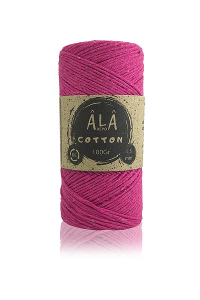 aladepo Κλωστή Amigurumi - Πλεκτό Βαμβάκι, 1,5mm - 100 γραμμάρια