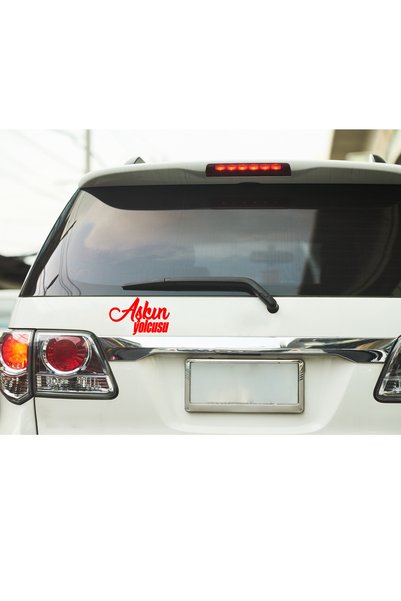 Şimdi Trend Passenger of Love Car Windshield Lettering 19X9 cm Car Rear Window Sticker Auto Windshield Sticker Lettering Model Special Design