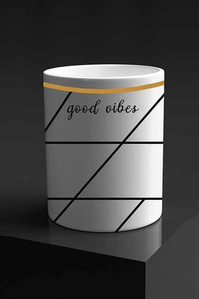 yhfoto GoodVibesHandleless Coffee Cup - Double