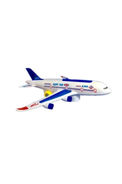 Genel Markalar Pilli Işıklı Sesli Uçak Airbus Pilli Oyuncak sdgnh 1038993