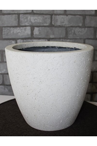 Genel Markalar Papatya Serisi Hafif Beton Saksı (50x45h)