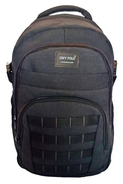 OWY POLO Smoke Color Backpack Sports Bag School Bag Back Support Bag