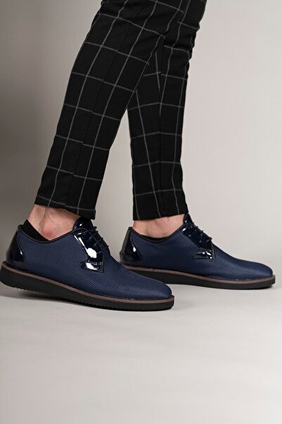 Riccon Navy Blue Men's Casual Shoes0012232