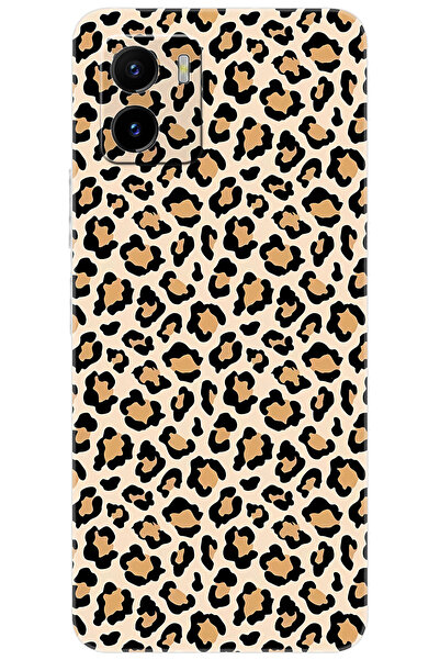 vivo Y15S (V2120) Uyumlu Kılıf Desen Baskılı Silikon Leopar Desen STK:743 CP-...