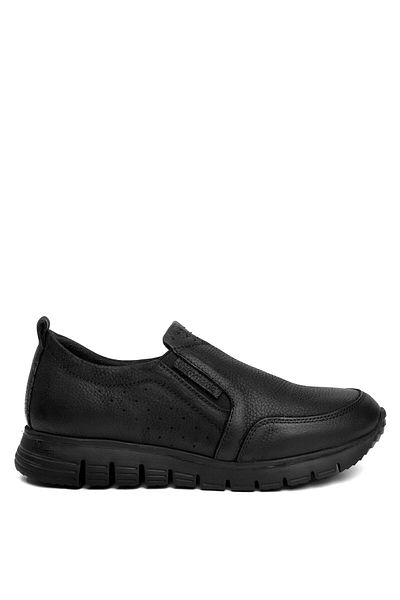 Mammamia D24KA-3220 Pantofi casual de damă din piele naturală nubuc neagră