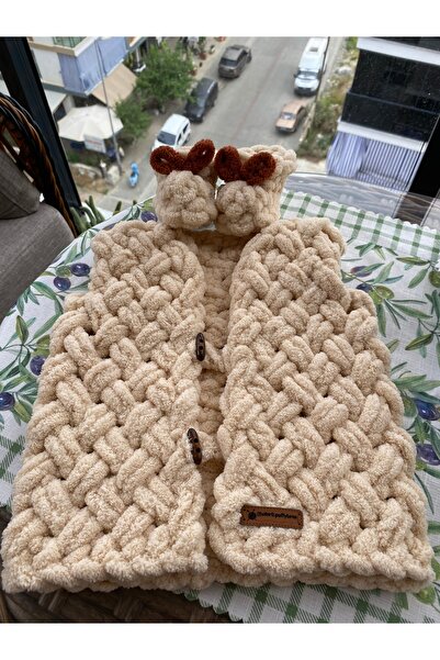 Alizee Puffy Vest and Booties Set for Baby