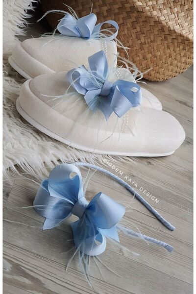 çiğdem kaya design Set detaliat pentru mamă și maternitate cu fundă - Set spi...