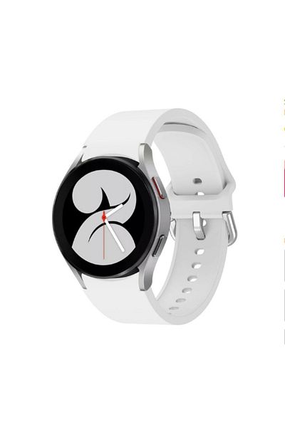 Nezih Case حزام سيليكون متوافق تمامًا مع ساعة Samsung Galaxy Watch Fe / 4 / 5 / 5 Pro / 6 / 7 40 42 44 46 مم