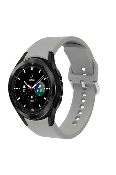Nezih Case حزام سيليكون متوافق تمامًا مع ساعة Samsung Galaxy Watch Fe / 4 / 5 / 5 Pro / 6 / 7 40 42 44 46 مم