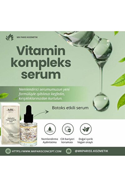 Nemlendirci Vitamin Kompleks Serum 30 ml