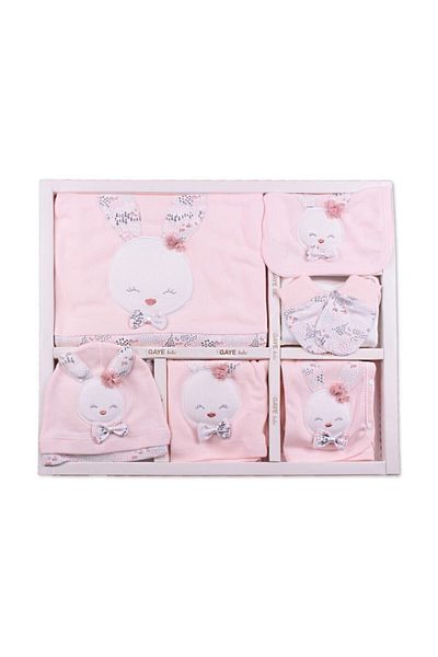 Gaye Bebe Baby Girl Pink Layette 10 Pack Hospital Release Salmon