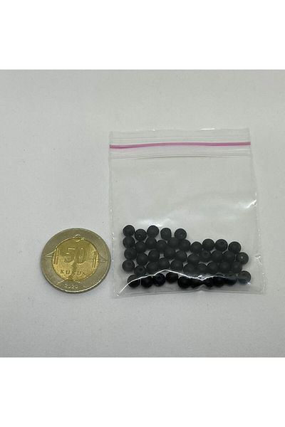 eHediyecim Ματ Ονυχίτης Φυσική Πέτρα - 4 Mm - 90 Τεμάχια