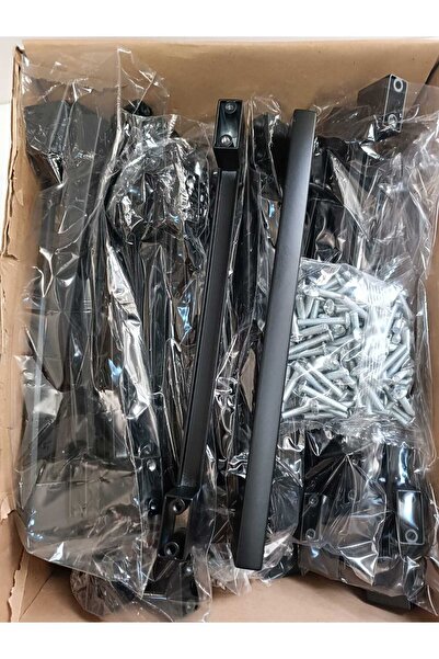 LİYAHOME Nergis Mat Siyah Mobilya Kapak Çekmece Kulpu Çift Ölçü 160mm - 192mm 54gram (1PAKET 50ADETTİR)