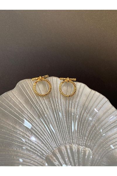 tetaccessories Women's Hoop Model Steel Earrings
