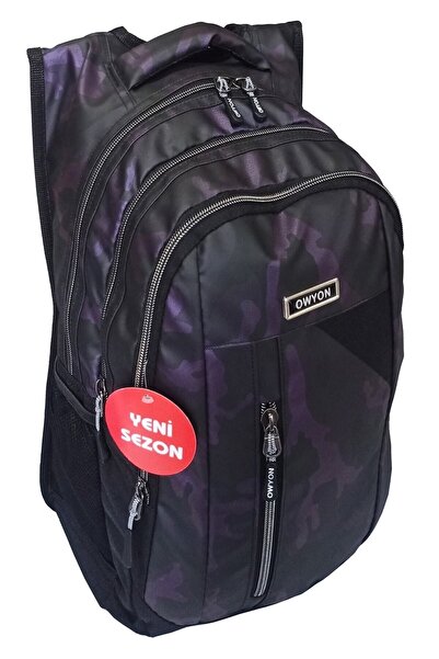 OWYON Backpack Gym Bag School Bag Camouflage Bag with Back Support