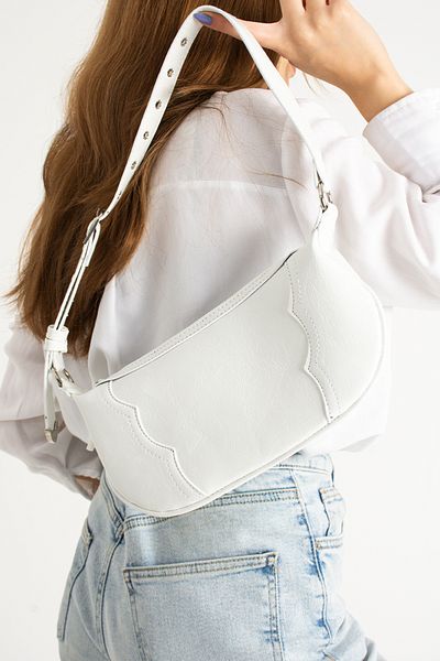 ESTUTE Shoulder bag baguette studded bag