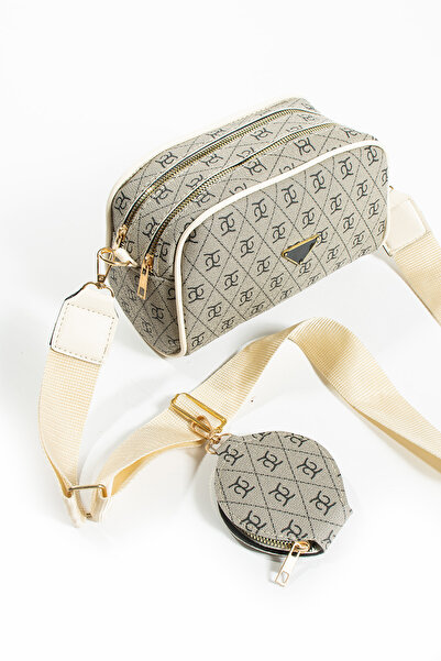 ESTUTE Kadın Çapraz Ayarlanabilir 2 Bölmeli  Askılı Çanta