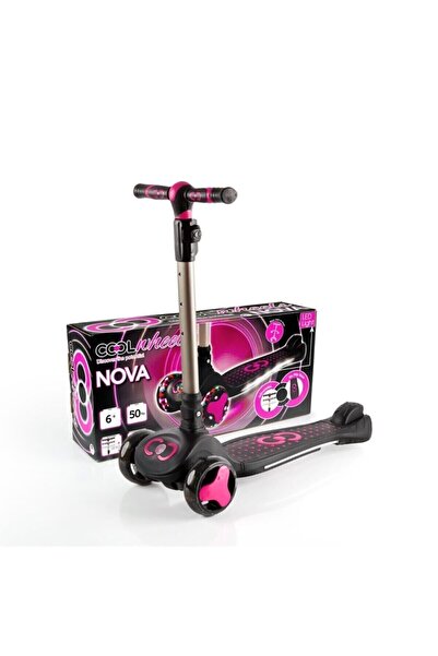 Cool Wheels Unisex Çocuk Pembe Nova Işıklı Scooter